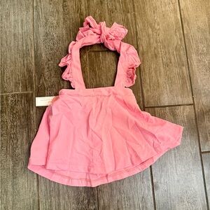 FINAL PRICE - NWT size 12-18 months pink halter top🌺